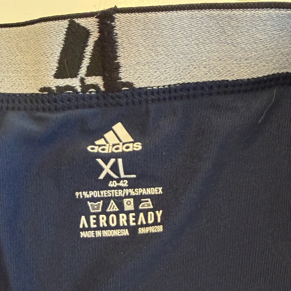 Adidas 4-pk AEROREADY 5” boxer briefs 42” Waist BLK Grey BL Microfiber NWOT - Picture 10 of 13